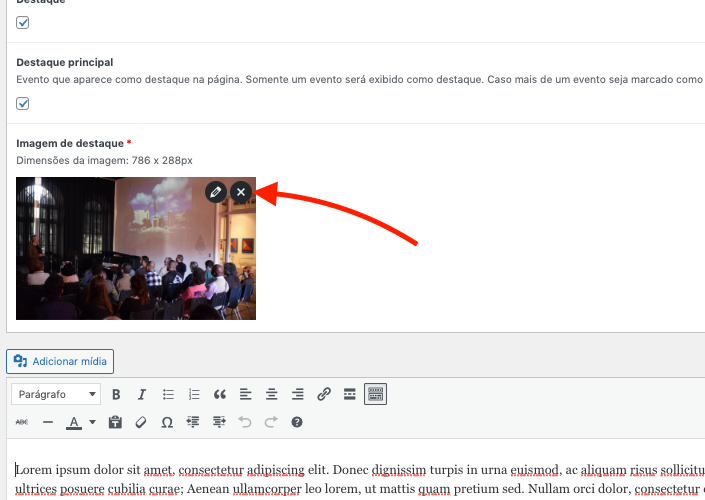 Editar imagem da not�cia